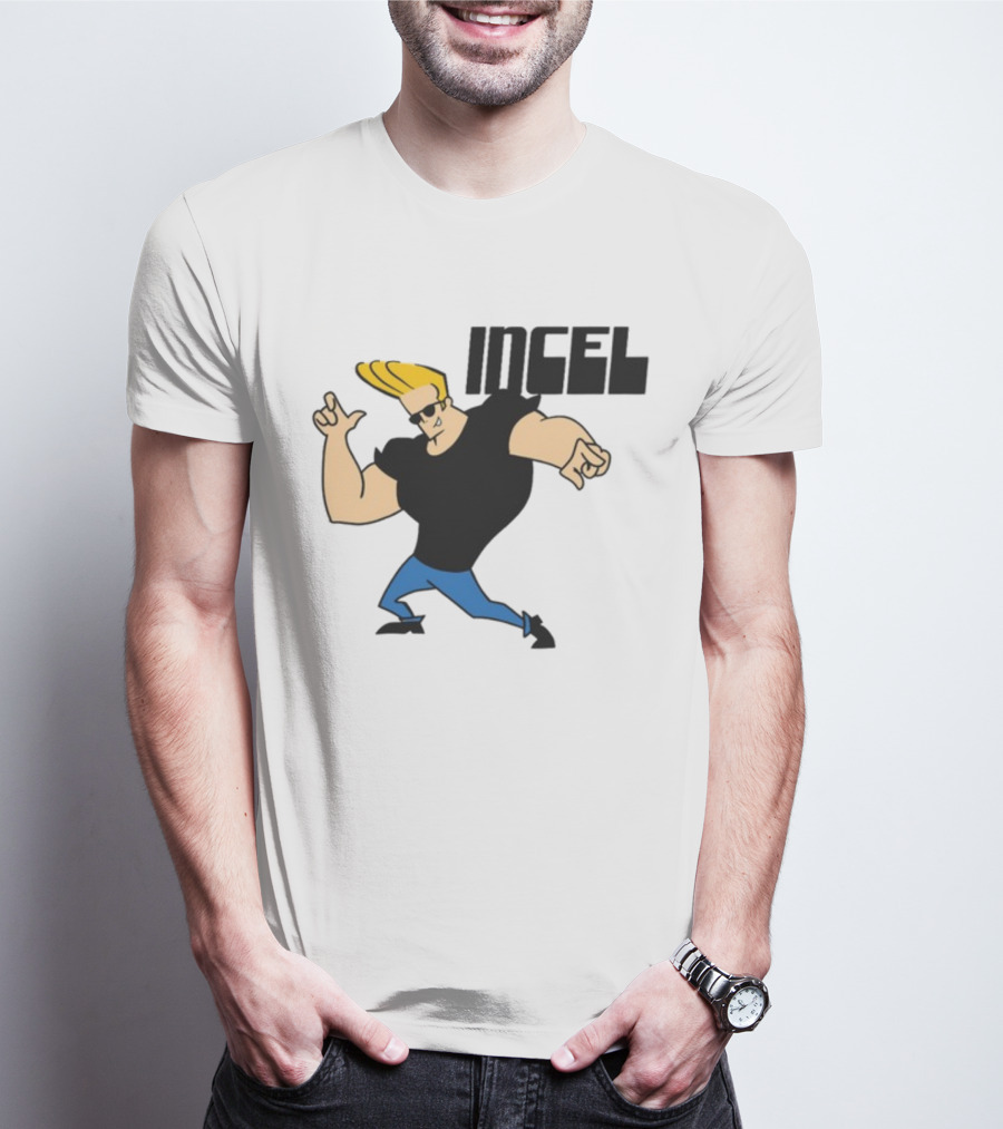 Incel Character With Blond Hair And Sunglasses T-Shirt