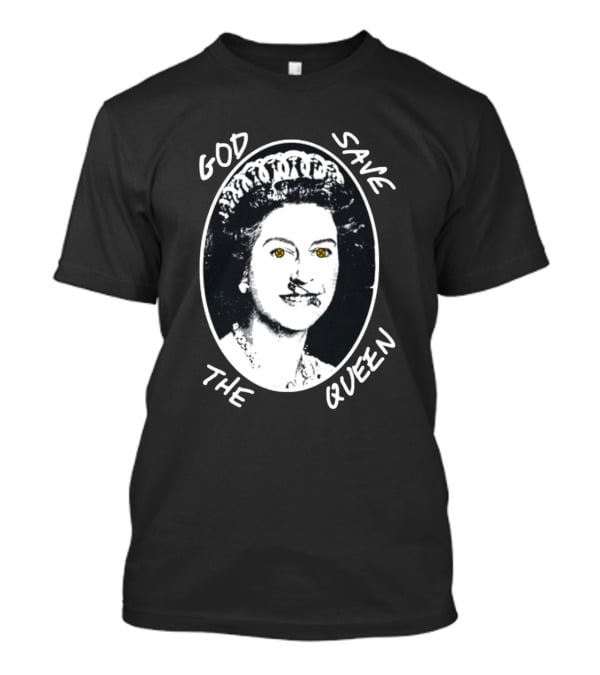 Ken Carson Wearing God Save The Queen Punk Swastika Eyes T-Shirt
