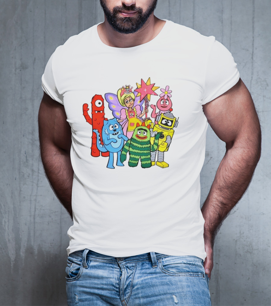 Yogabbagabba Amy Sedaris Yo Gabba Gabba Characters With Princess Star Fairy T-Shirt