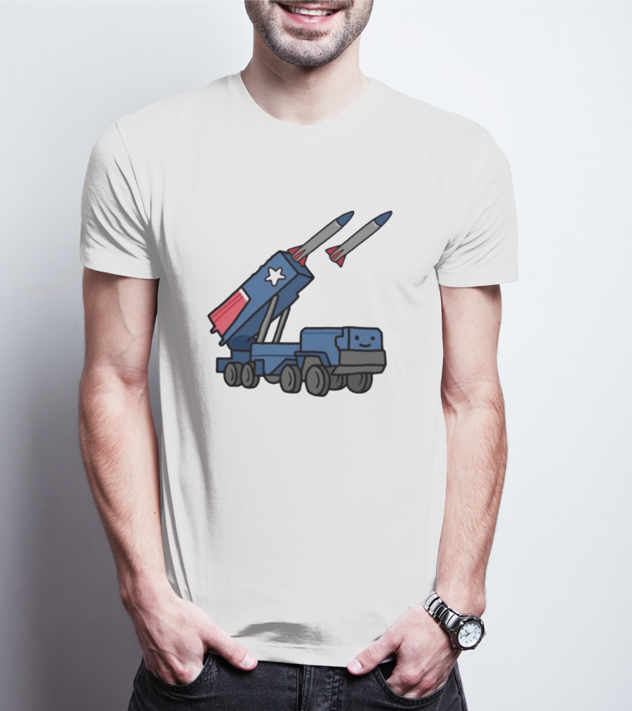 New England Patriots Missile Launcher Truck T-Shirt
