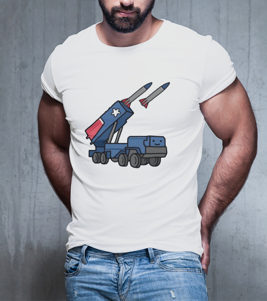 New England Patriots Missile Launcher Truck T-Shirt
