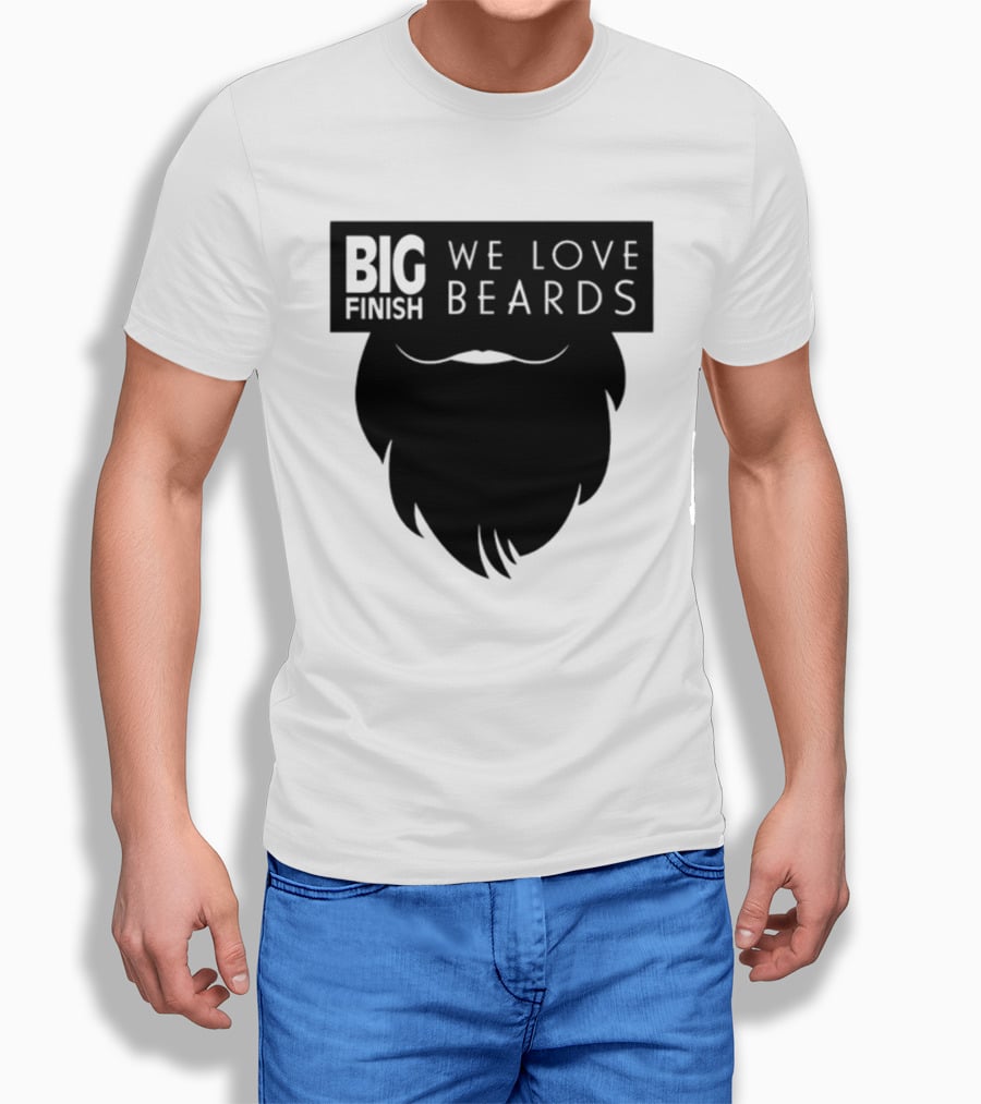 Big Finish We Love Beards T-Shirt