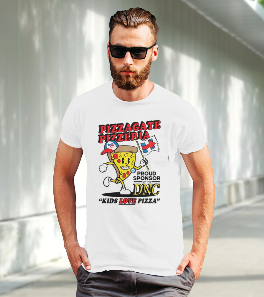 Pizzagate Pizzeria Proud Sponsor Of The DNC Kids Love Pizza T-Shirt