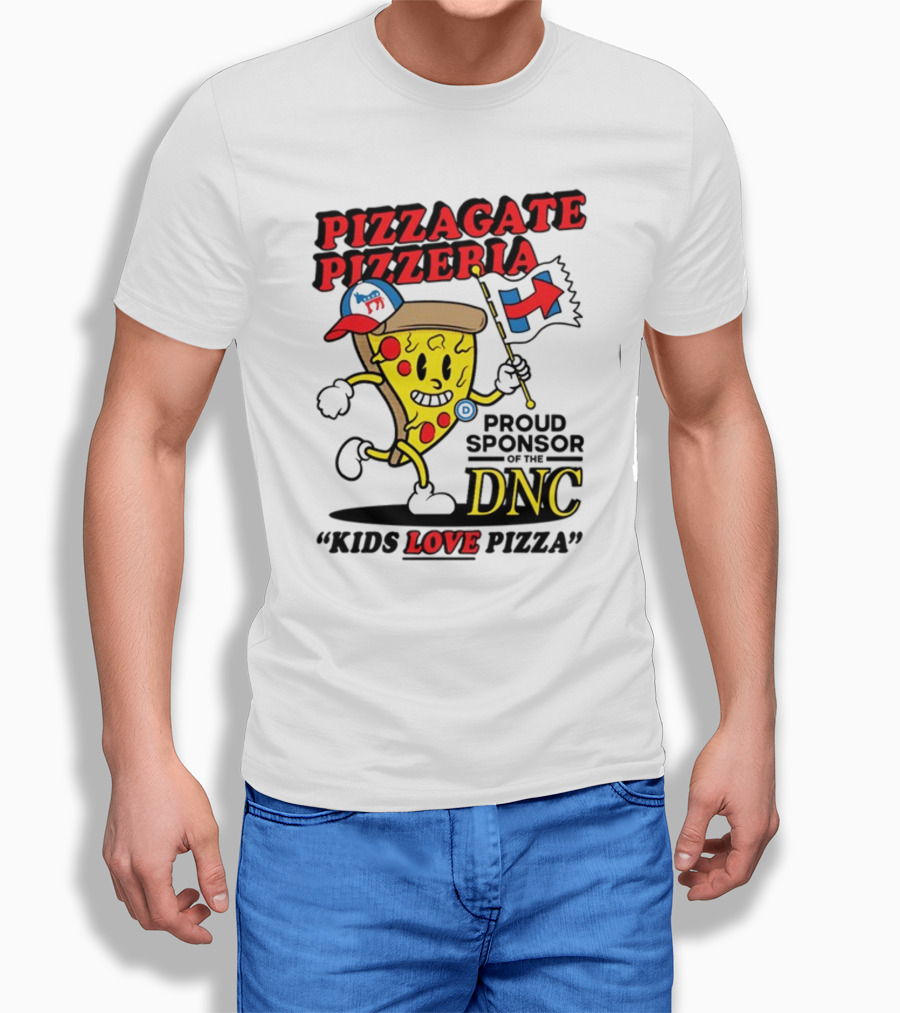 Pizzagate Pizzeria Proud Sponsor Of The DNC Kids Love Pizza T-Shirt