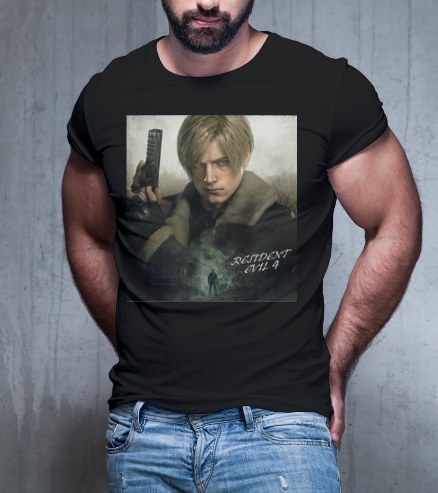 Resident Evil 4 Leon Kennedy Heroic Stance T-Shirt