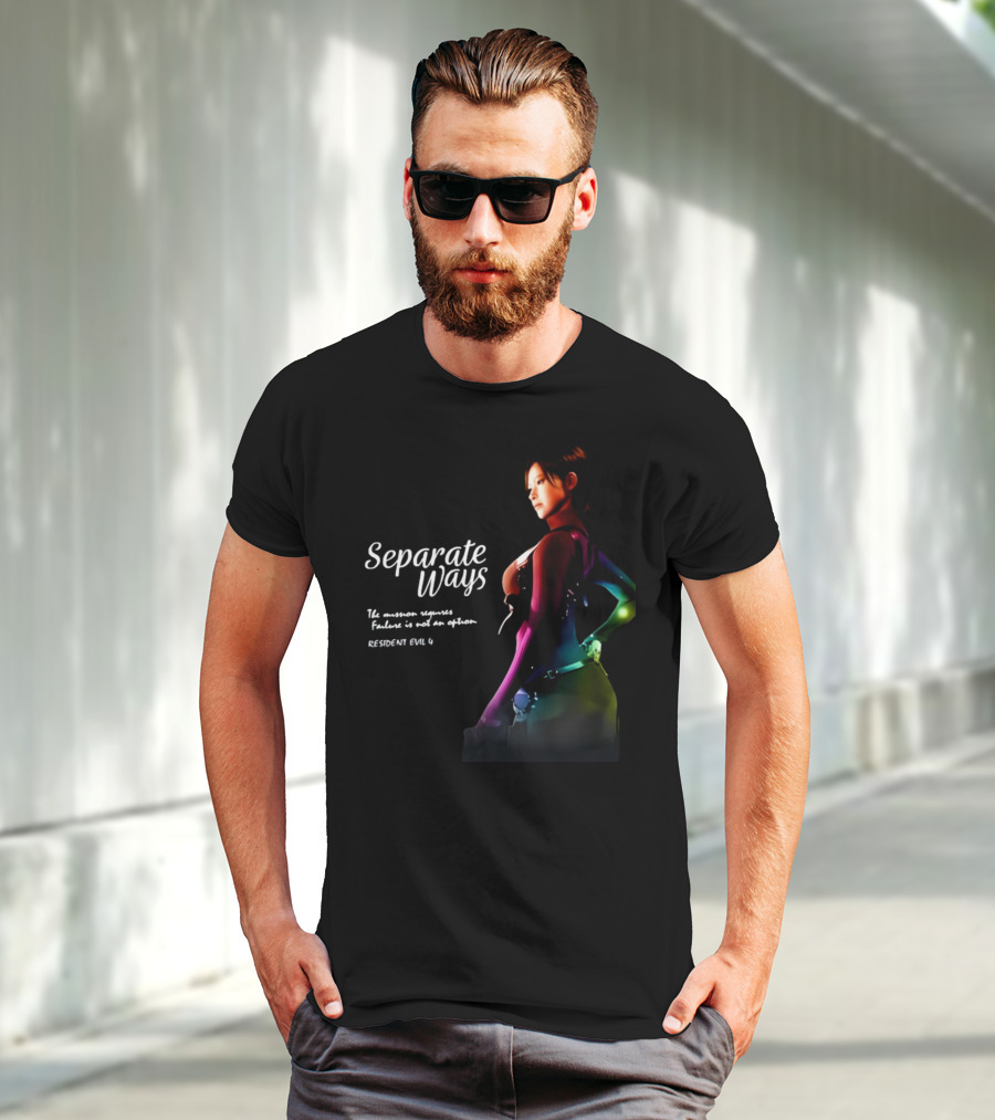 Separate Ways The Mission Requires Secrecy Failure Is Not An Option Resident Evil 4 T-Shirt