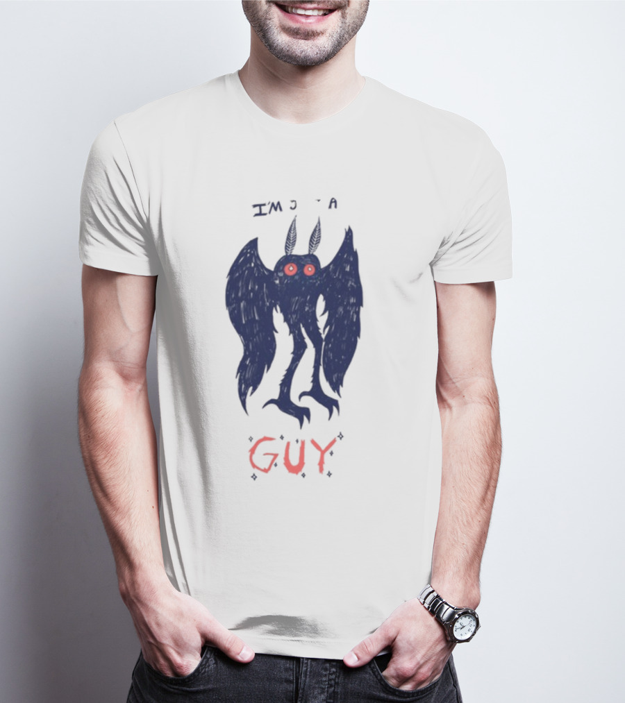 Mothman I’M Just A Guy Red-Eyed Creature T-Shirt