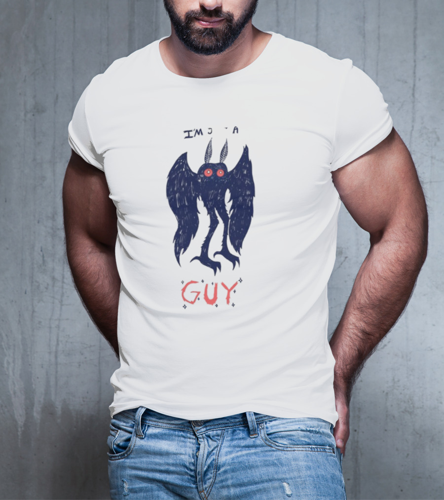 Mothman I’M Just A Guy Red-Eyed Creature T-Shirt