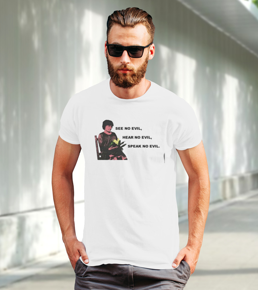 See No Evil Hear No Evil Speak No Evil Helen Keller T-Shirt