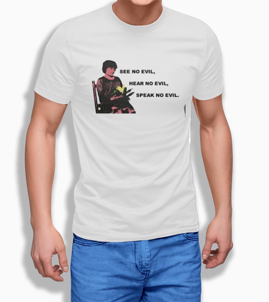 See No Evil Hear No Evil Speak No Evil Helen Keller T-Shirt