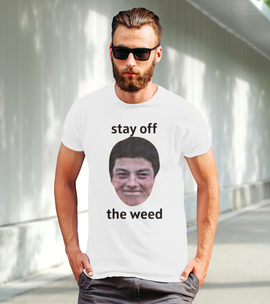 Stay Off The Weed Viktor Hovland Face T-Shirt