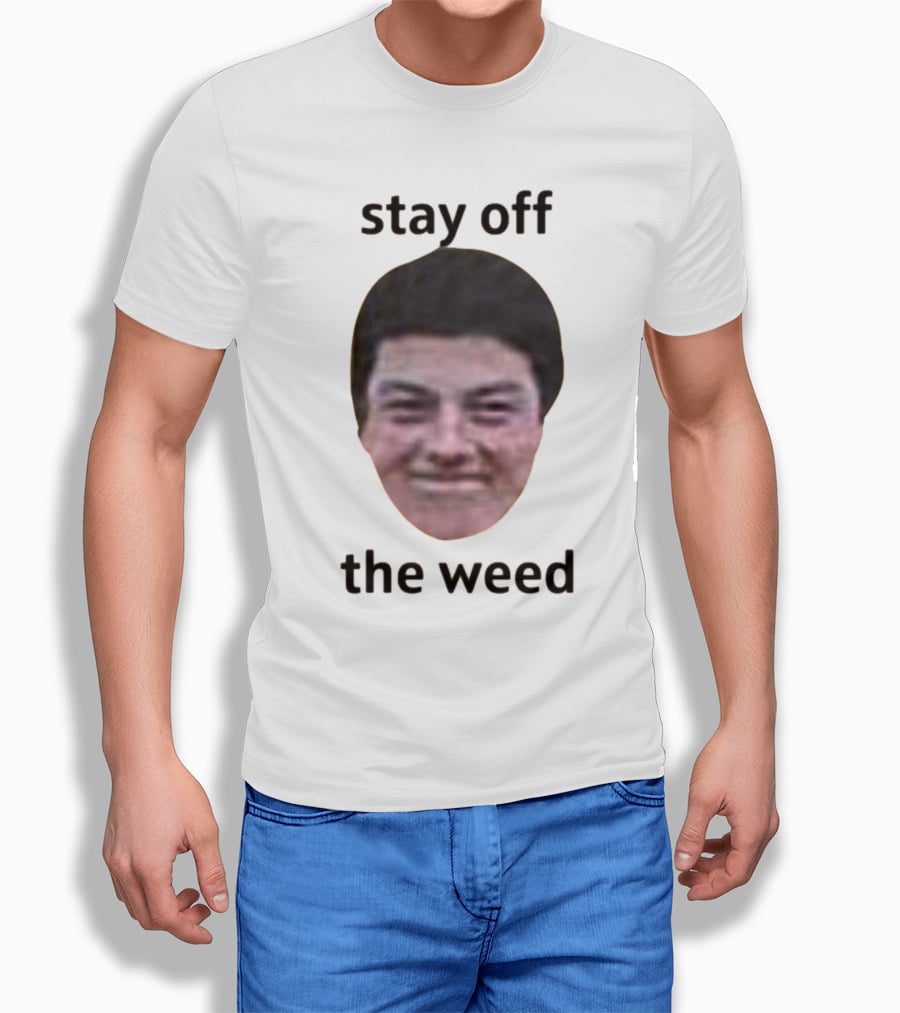 Stay Off The Weed Viktor Hovland Face T-Shirt
