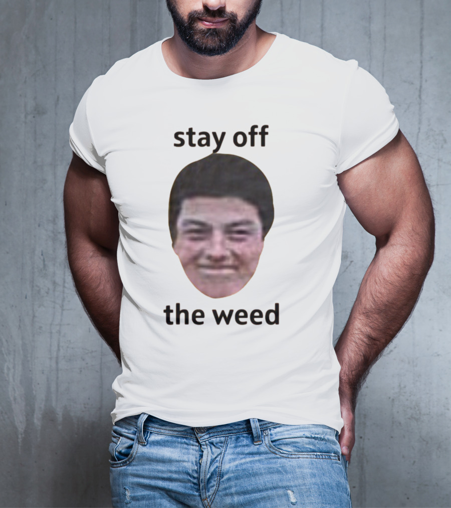 Stay Off The Weed Viktor Hovland Face T-Shirt