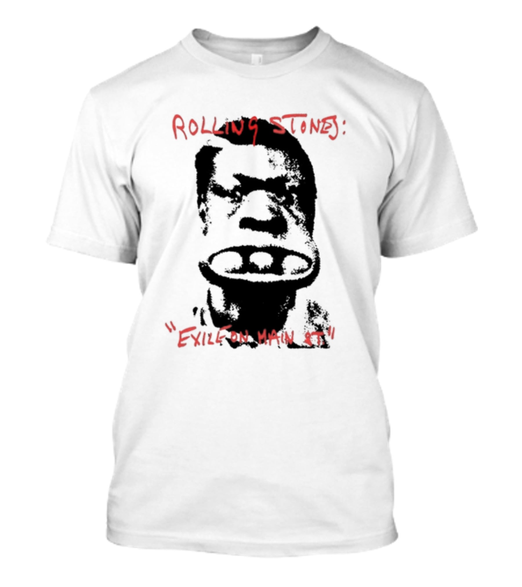 Rolling Stones Exile On Main St Sketch Face T-Shirt