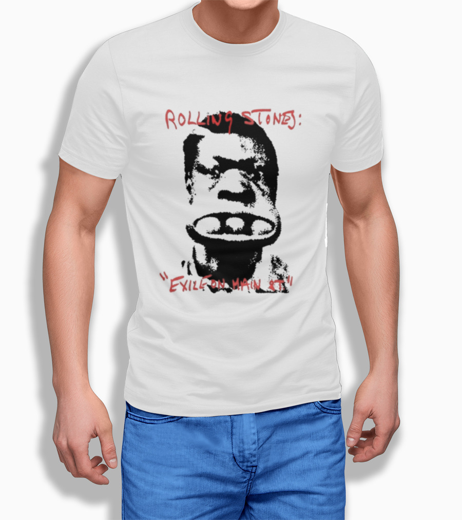 Rolling Stones Exile On Main St Sketch Face T-Shirt