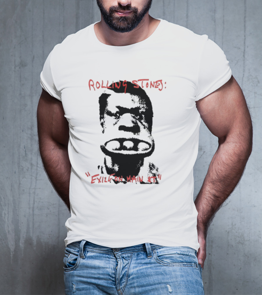 Rolling Stones Exile On Main St Sketch Face T-Shirt