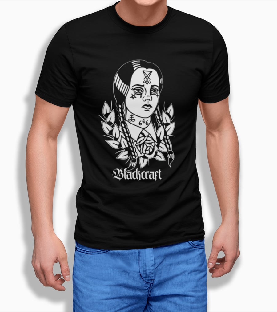 Blackcraft 666 Occult Wednesday Addams T-Shirt