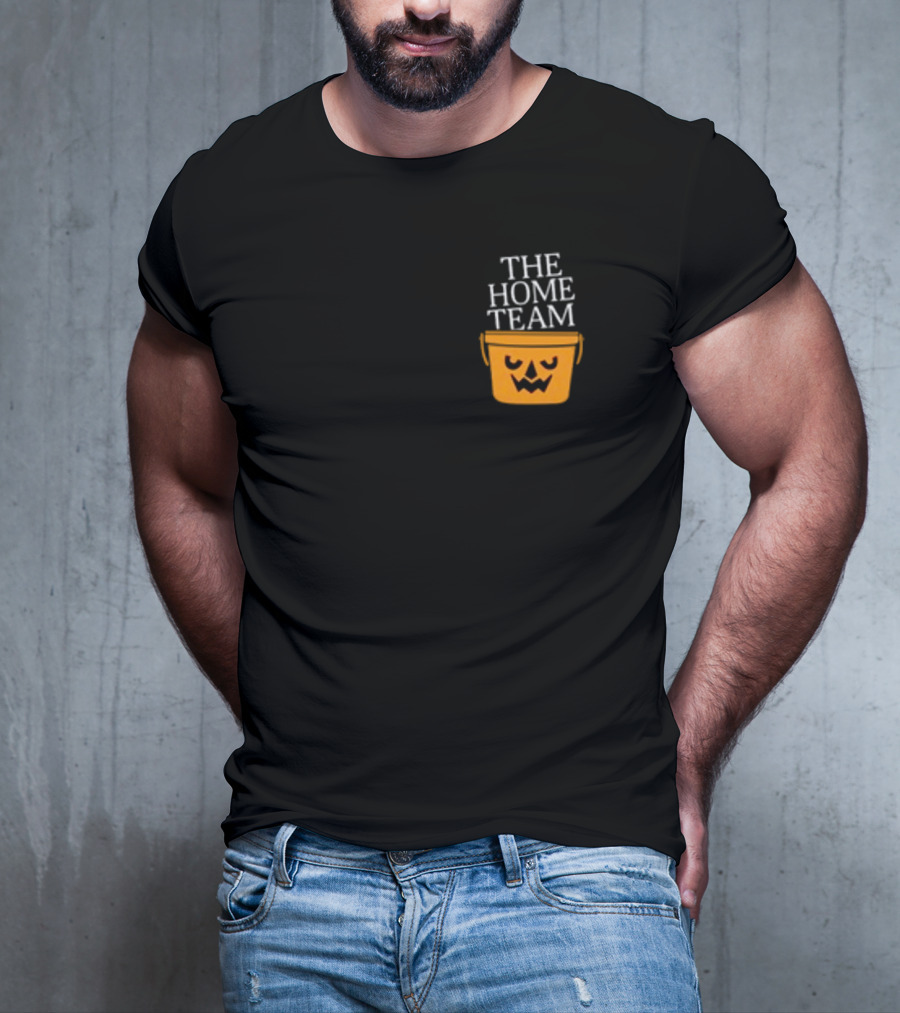 The Home Team Halloween Trick Or Treat Pumpkin Bucket T-Shirt