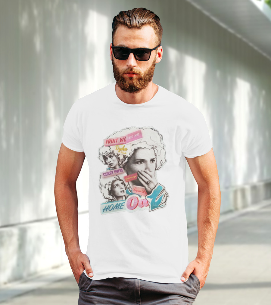 Homeoa Nordacious Fruit Wo Veg Out Dyke Curry Puffs Cubanoas Liquor Land T-Shirt