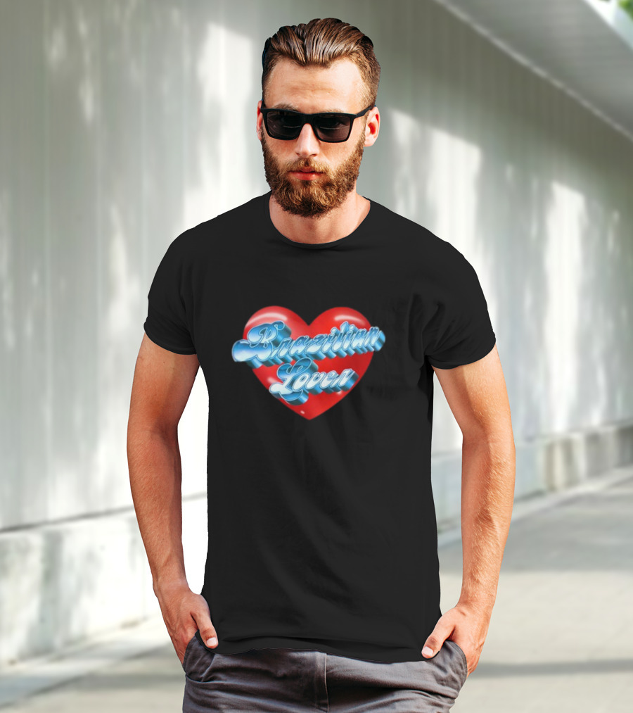 Mateus Brazilian Lover Heart T-Shirt