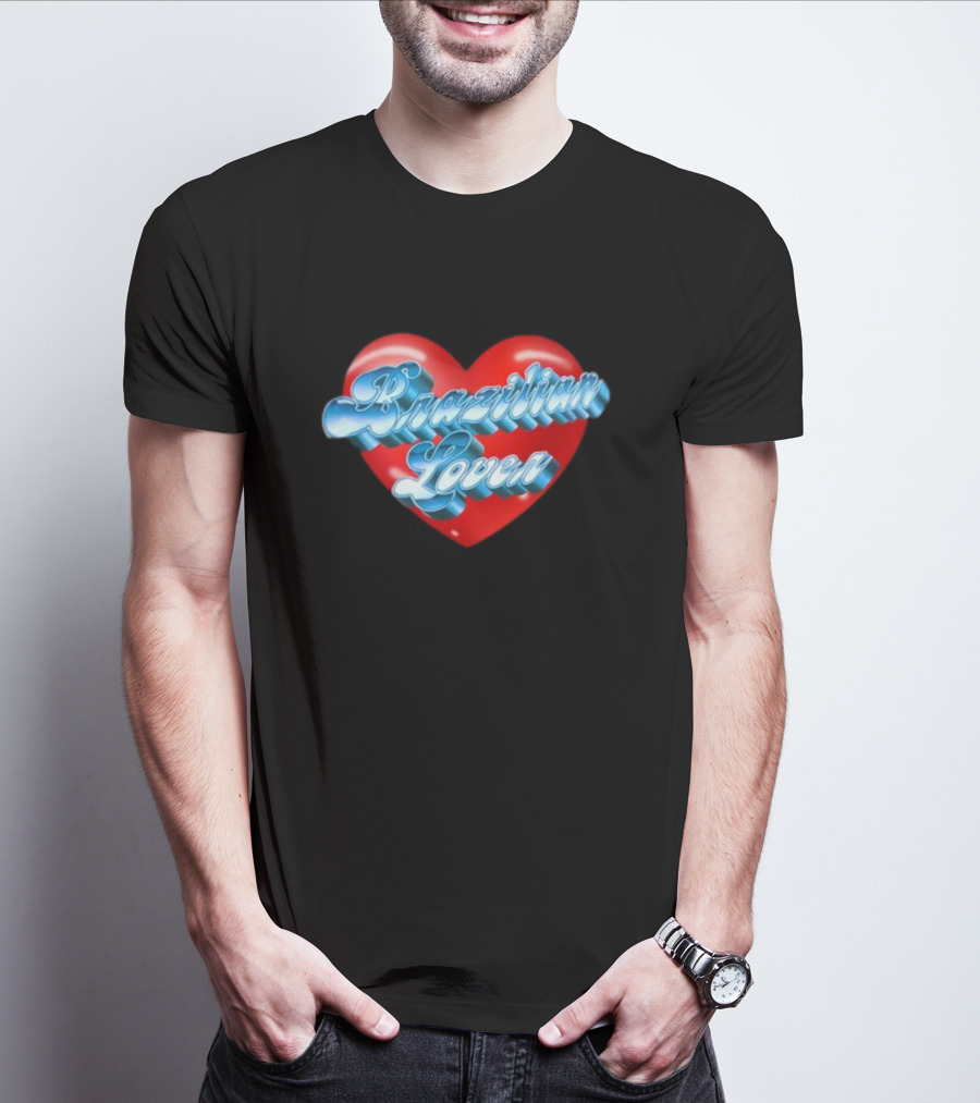 Mateus Brazilian Lover Heart T-Shirt