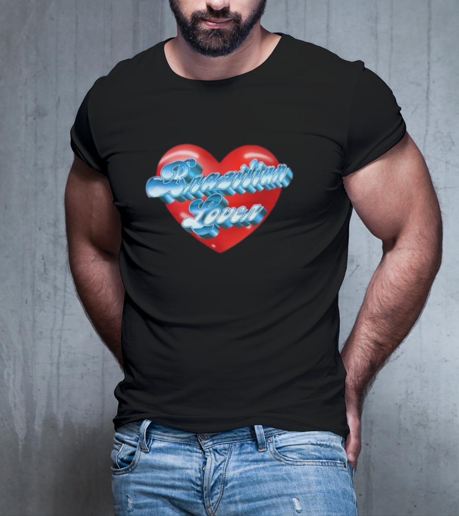 Mateus Brazilian Lover Heart T-Shirt