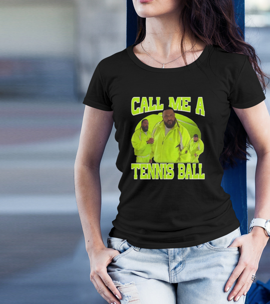 DJ Khaled Call Me A Tennis Ball Neon T-Shirt