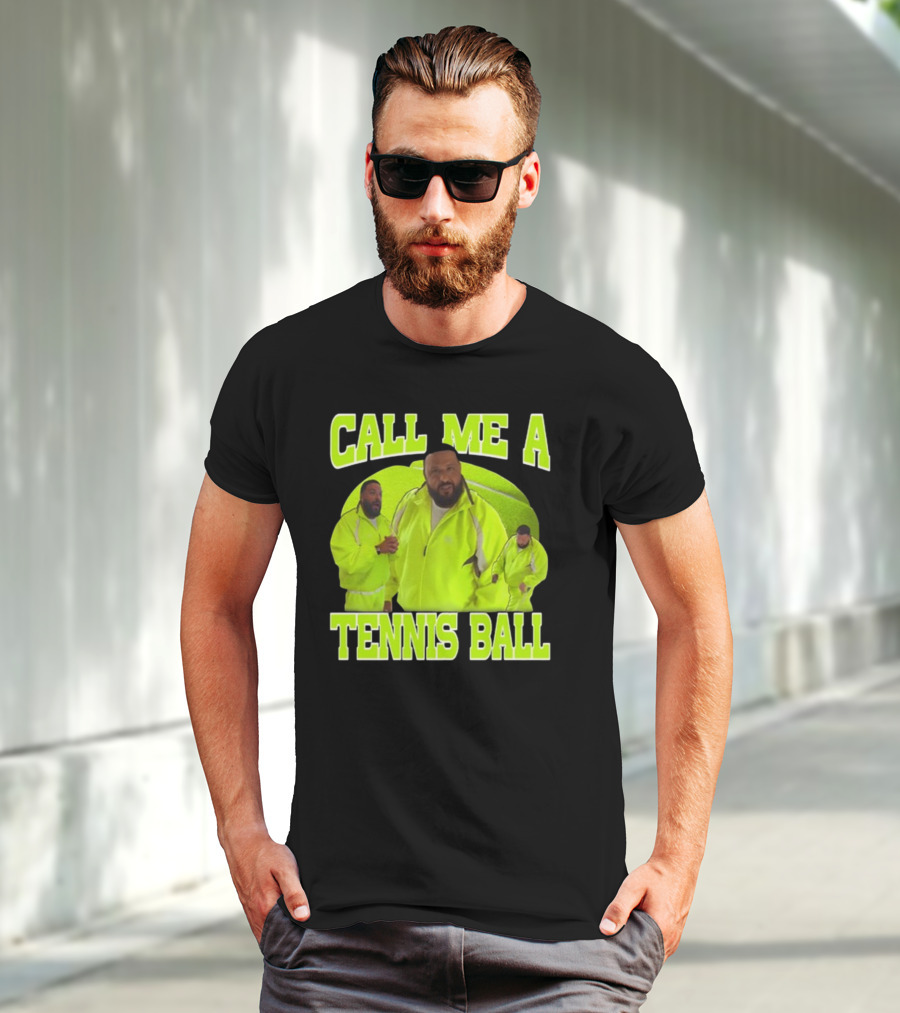 DJ Khaled Call Me A Tennis Ball Neon T-Shirt