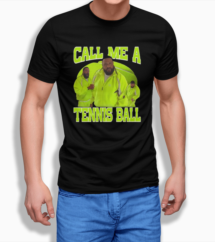 DJ Khaled Call Me A Tennis Ball Neon T-Shirt