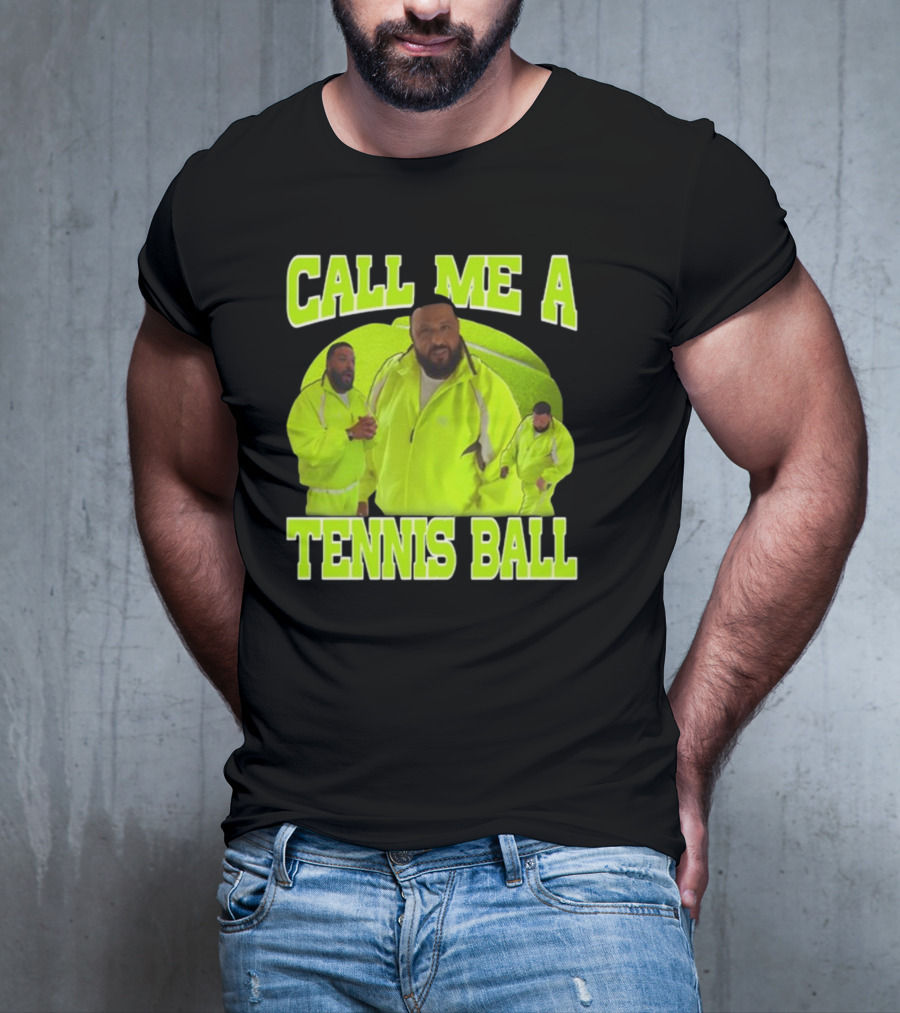 DJ Khaled Call Me A Tennis Ball Neon T-Shirt