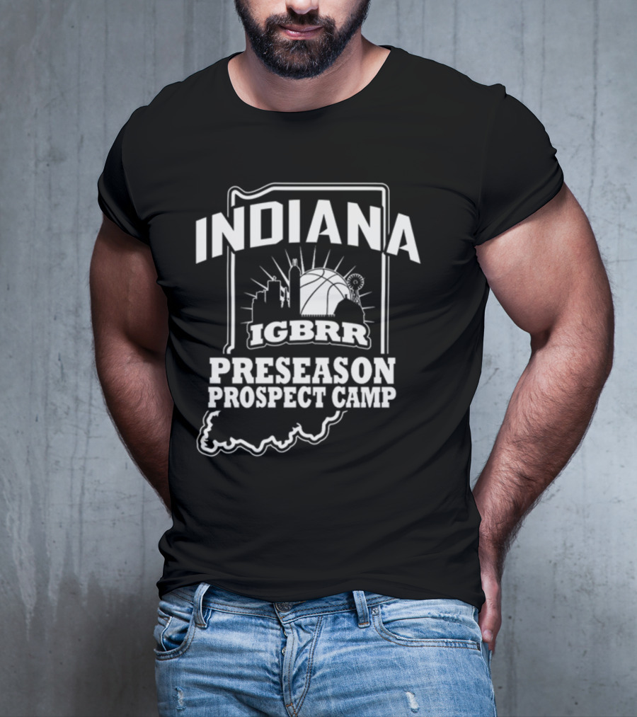 Indiana IGBRR Basketball Preseason Prospect Camp Skyline T-Shirt
