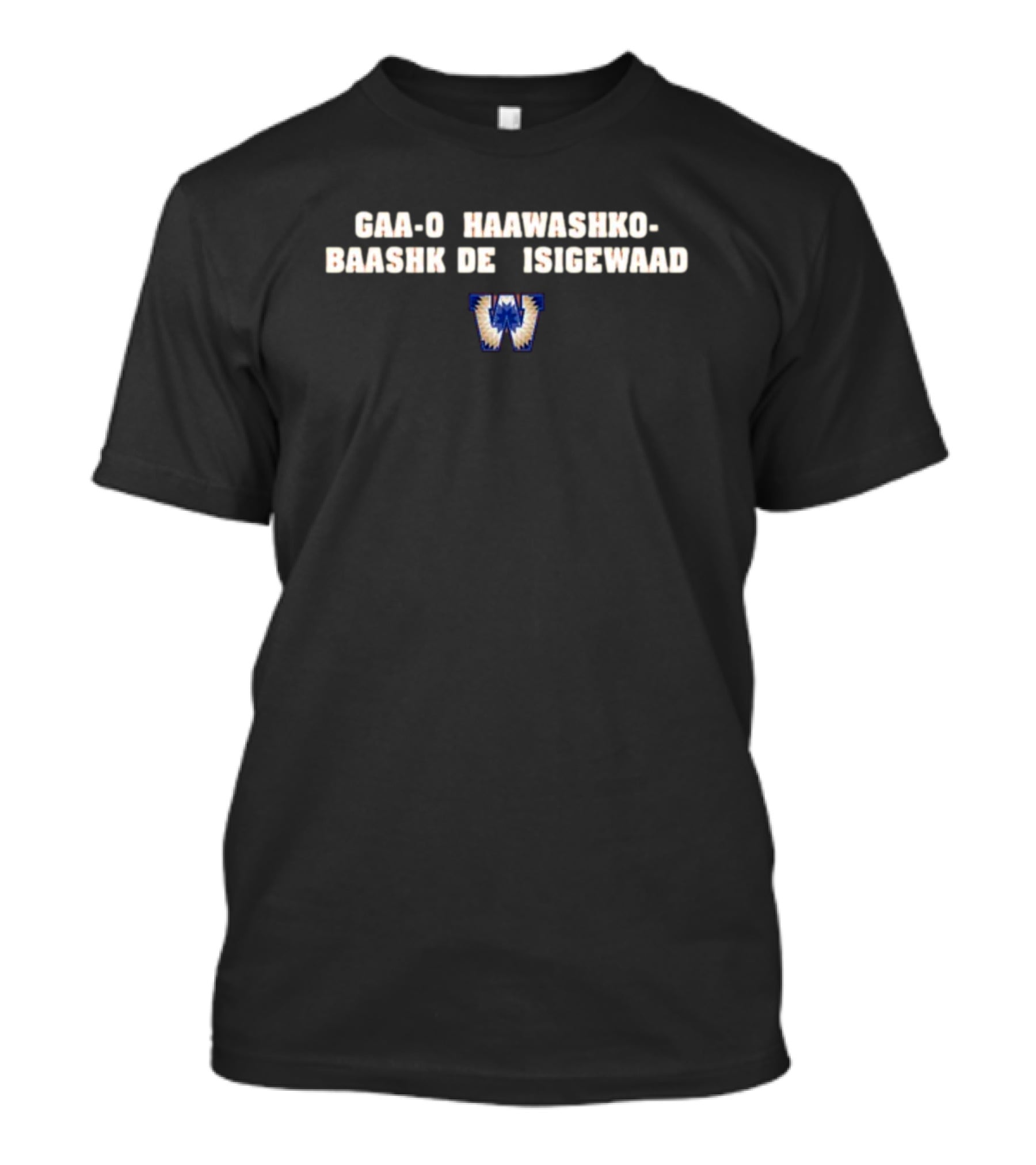 Wpg Blue Bombers Gaa-O Haawashko-Baashk De Isigewaad T-Shirt