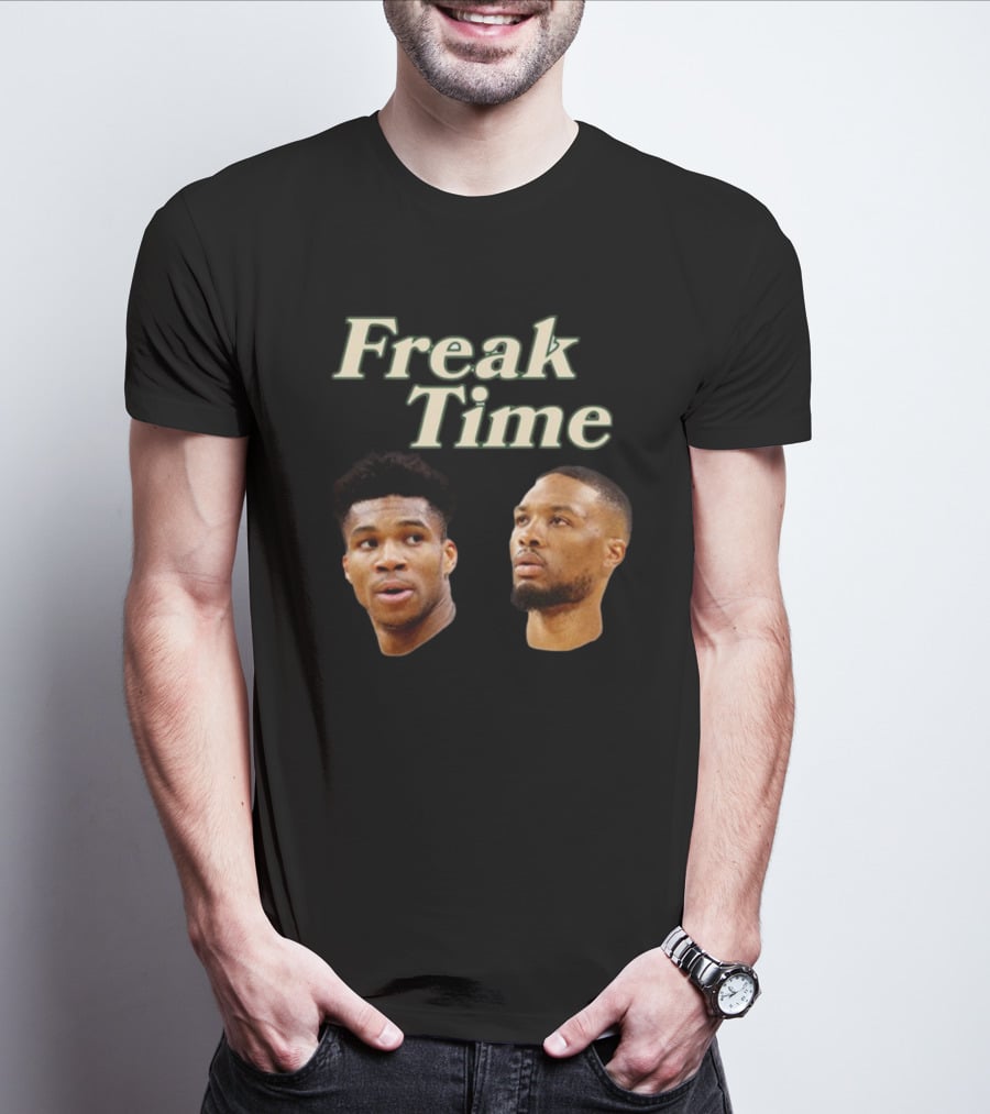 Freak Time In Cream City Giannis And Damian Collaboration T-Shirt