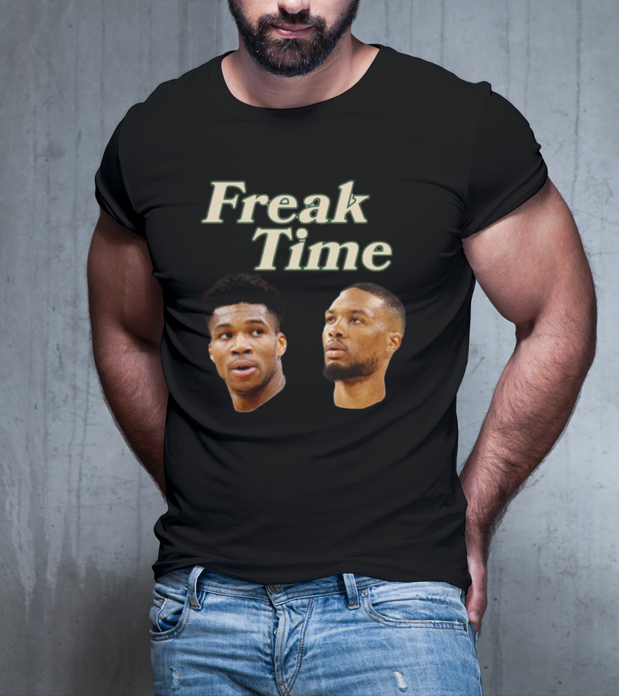 Freak Time In Cream City Giannis And Damian Collaboration T-Shirt