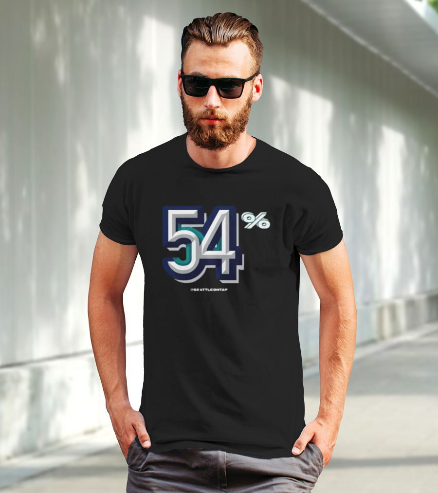 Seattle Baseball 54% @seattleontap T-Shirt