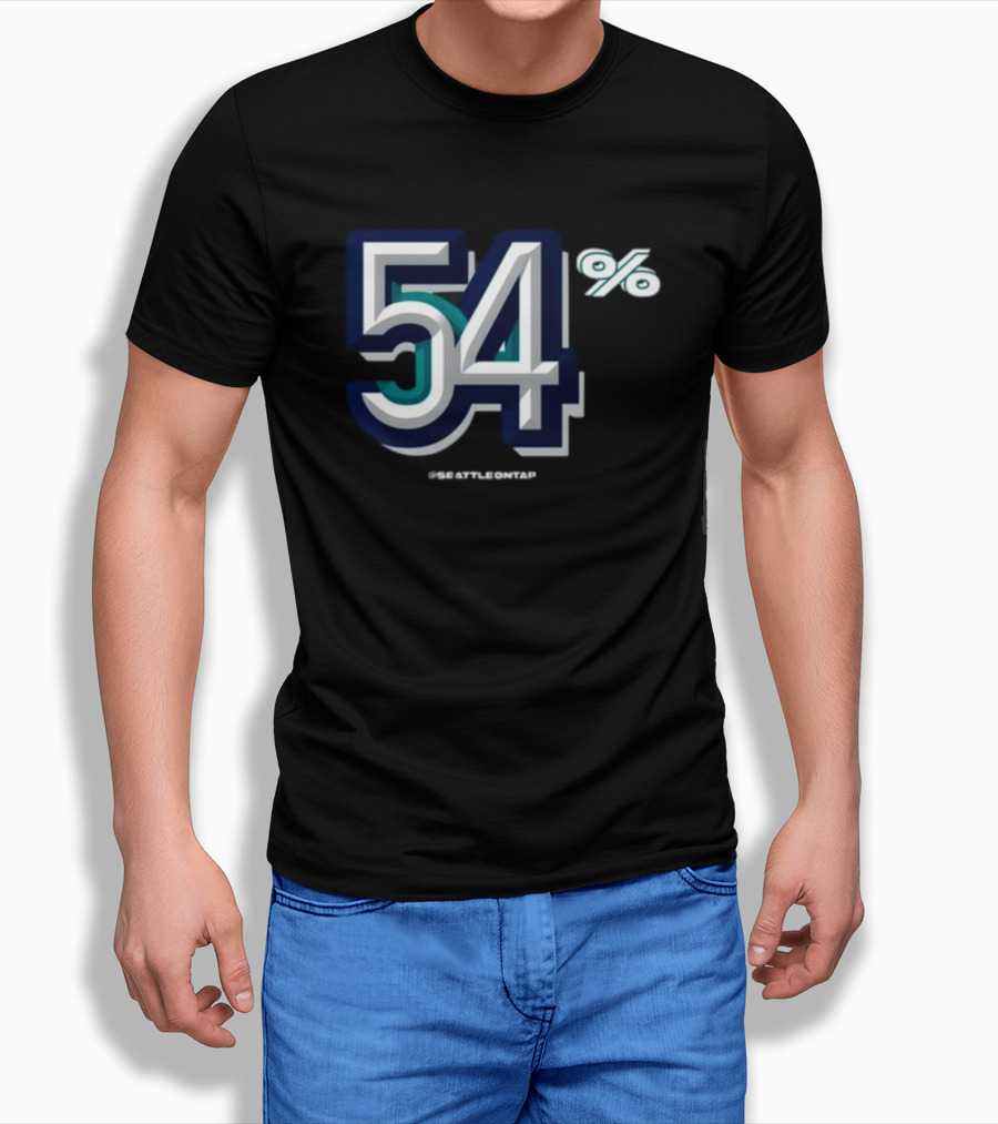 Seattle Baseball 54% @seattleontap T-Shirt