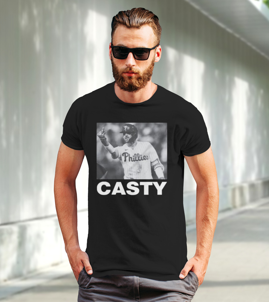 Casty Phillies Baseball Player Phillies T-Shirt