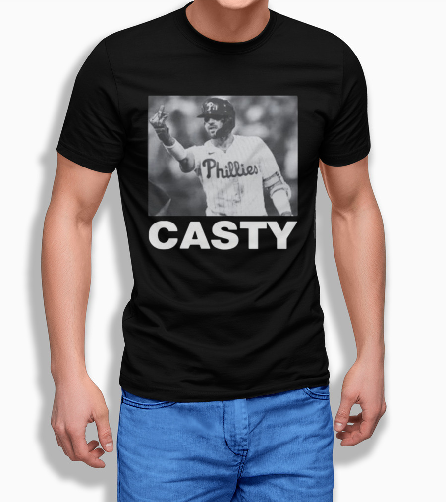 Casty Phillies Baseball Player Phillies T-Shirt