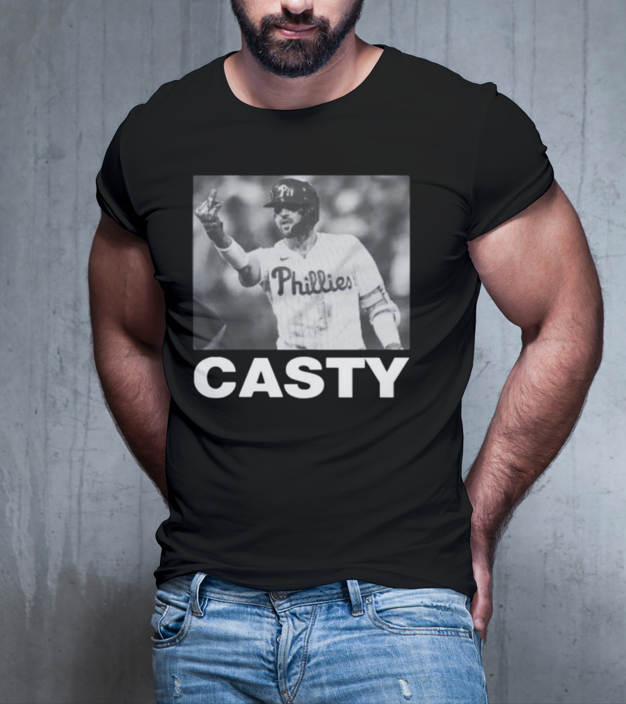 Casty Phillies Baseball Player Phillies T-Shirt