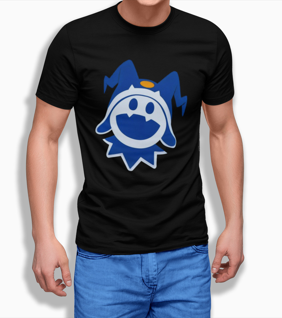 Hee Ho Jack Frost Persona Atlus SMT Iconic Blue Character T-Shirt