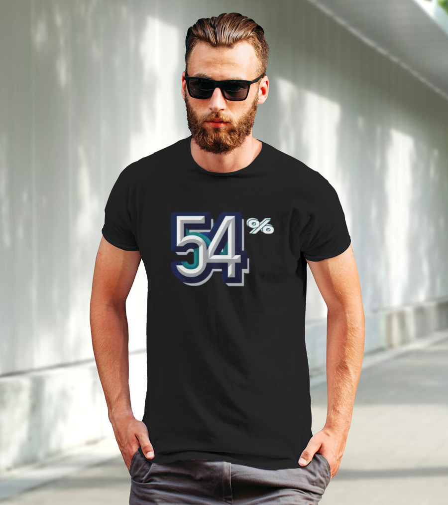 The Sports On Tap Seattle Baseball 54% Retro T-Shirt