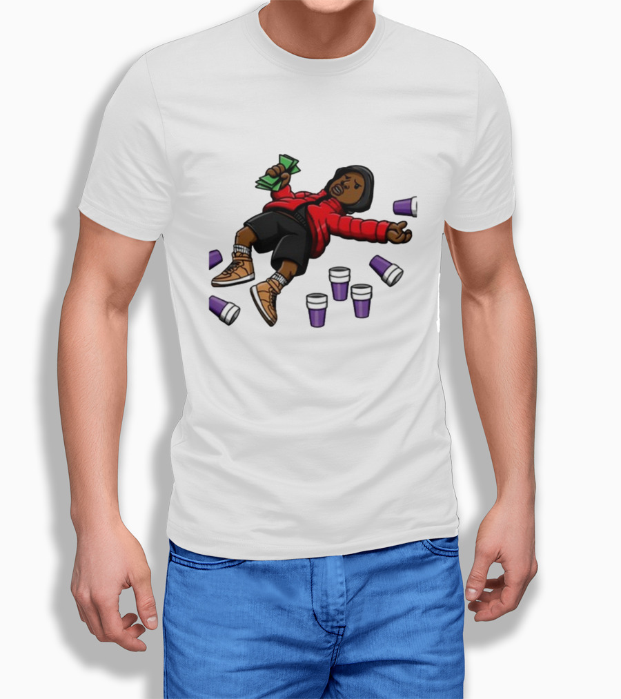 Brudderman Ayoolii Ayoolii Throwed Purple Cups And Cash Vibes T-Shirt