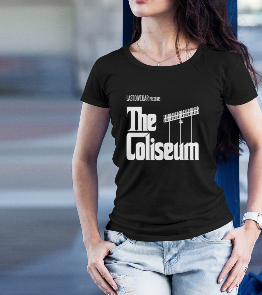 Last Dive Bar Presents The Coliseum Stadium Lights T-Shirt