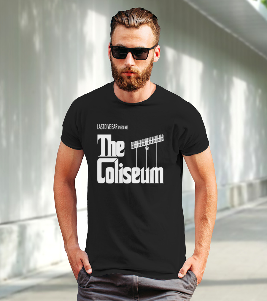 Last Dive Bar Presents The Coliseum Stadium Lights T-Shirt