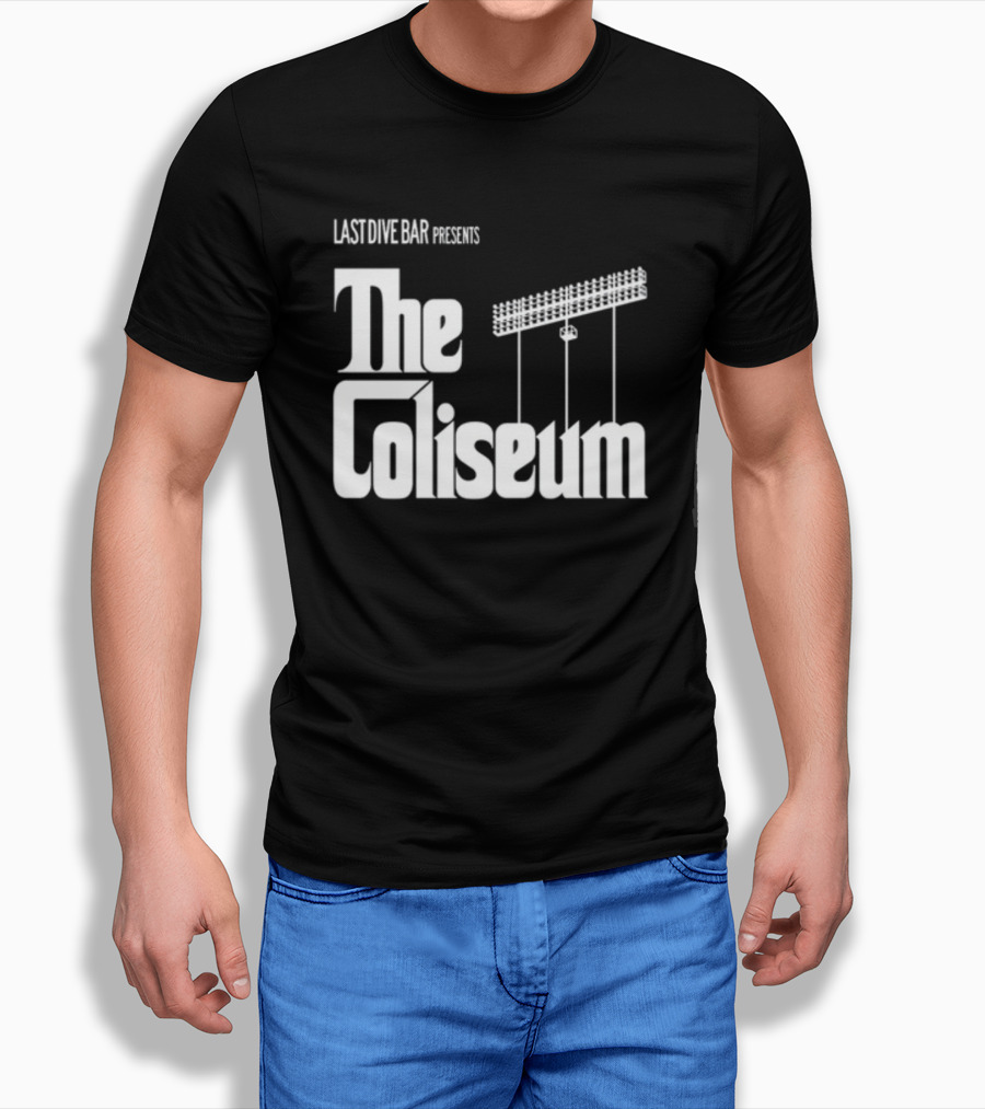 Last Dive Bar Presents The Coliseum Stadium Lights T-Shirt