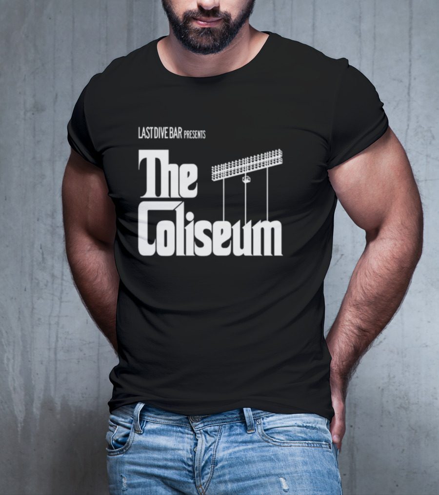 Last Dive Bar Presents The Coliseum Stadium Lights T-Shirt
