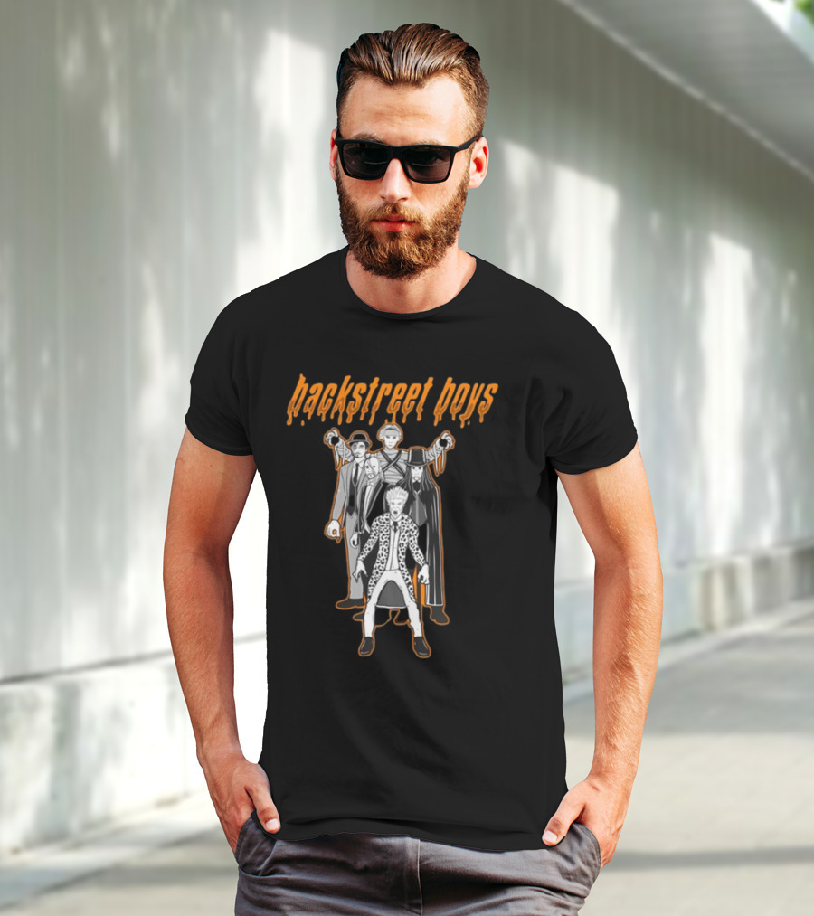 Backstreet Boys Halloween Horror Costume Characters T-Shirt