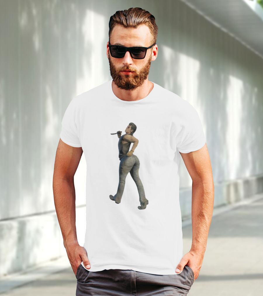 Johnny Texaschainsawgame Iconic Character Pose In Family Setting T-Shirt