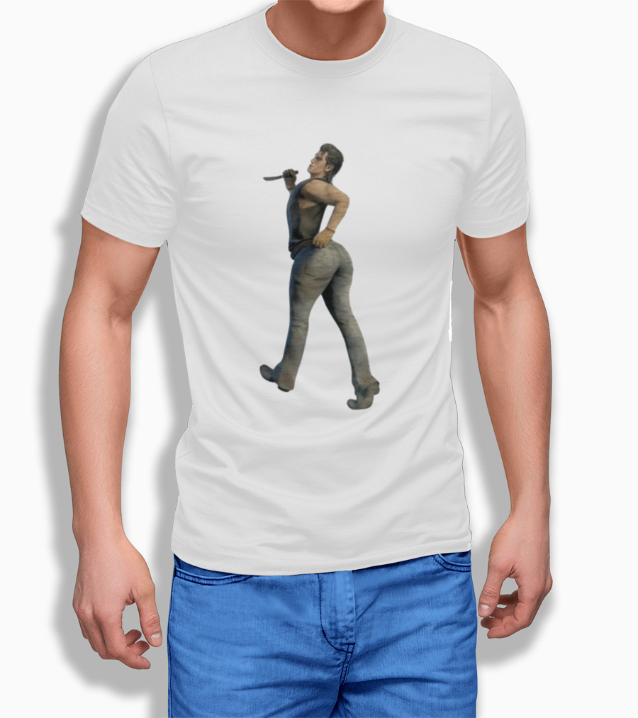 Johnny Texaschainsawgame Iconic Character Pose In Family Setting T-Shirt
