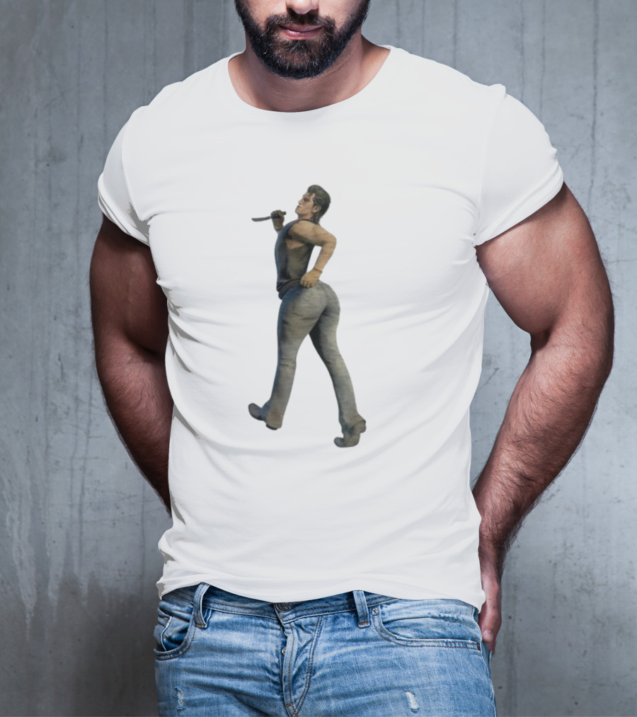 Johnny Texaschainsawgame Iconic Character Pose In Family Setting T-Shirt